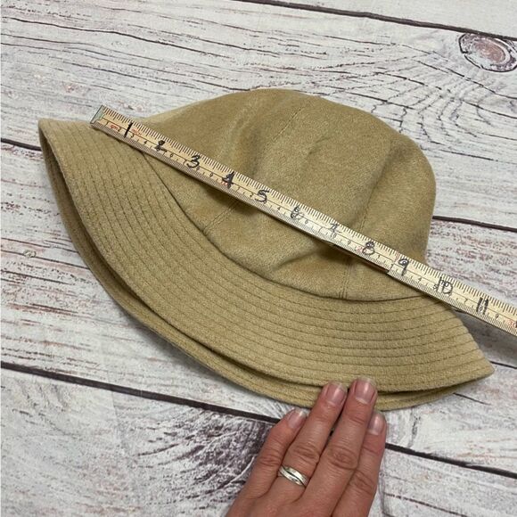 Helen Kaminski Vintage Wool Cloche Hat Caramel Tan One Size - Picture 3 of 5